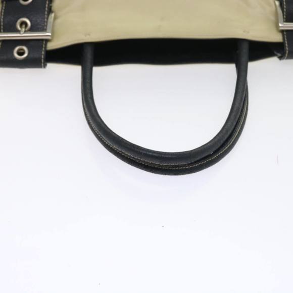 PRADA Tote Bag Nylon Beige Auth ar10404 - Picture 8 of 16